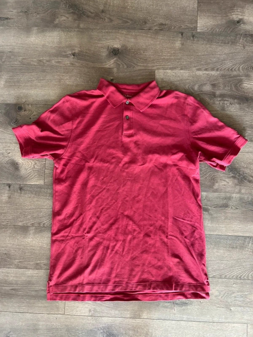 l.l.bean men’s polo shirt size L